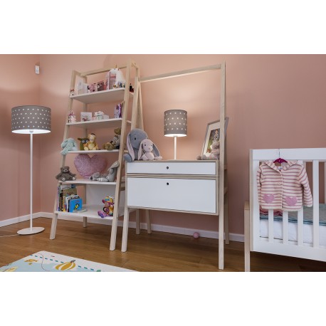 Argon MAGIC lampa podłogowa 1 pł. 1x15W (max) szary w białe gwiazdki biały struktura 4130