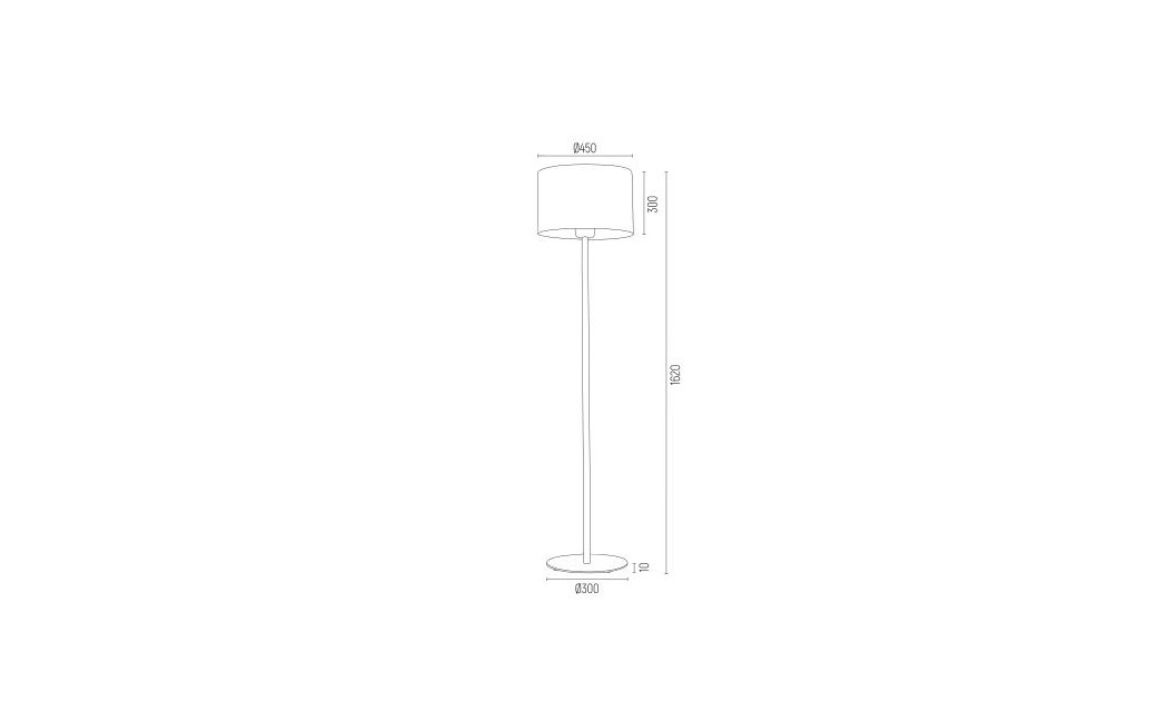 Argon MAGIC lampa podłogowa 1 pł. 1x15W (max) szary w białe gwiazdki biały struktura 4130