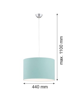 Argon MAGIC lampa wisząca 1 pł. 1x15W (max) mięta elementy chromowane 4135 - produkt 2