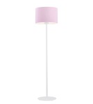 Floor lamps with lampshade - Argon MAGIC 1-fl. floor lamp 1x15W (max) pink white structure 4132 - product 1