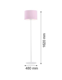 Argon MAGIC lampa podłogowa 1 pł. 1x15W (max) róż biały struktura 4132 - produkt 2