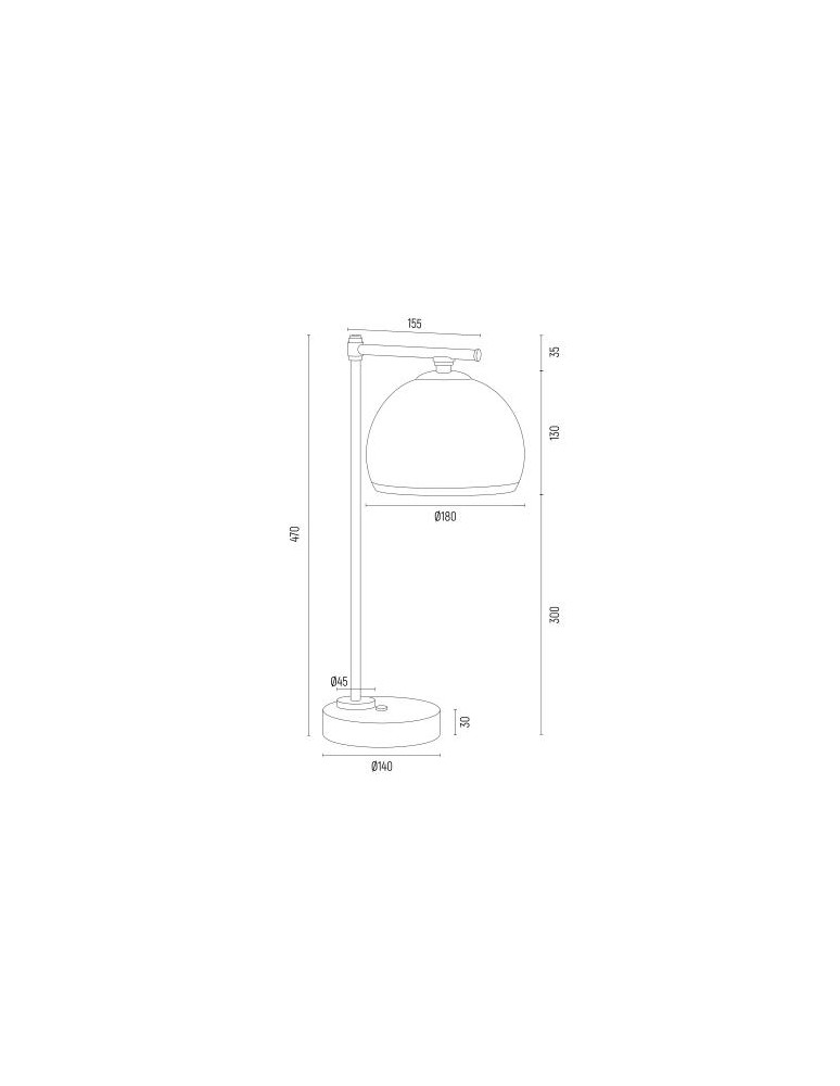Desk lamps - Argon MARBELLA PLUS 1 fl. table lamp 1x15W (max) opal matt chrome 8121 - product kolory-swiatla.pl 3