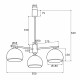 Argon MARBELLA żyrandol 3 pł. 3x15W (max) opal mat chrom 1487
