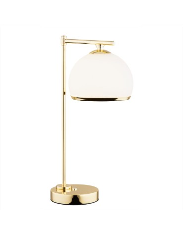Argon MARBELLA PLUS 1 fl. table lamp 1x15W (max) opal mat brass 8120