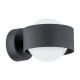 Argon MASSIMO PLUS kinkiet 1 pł. 1x6W LED (max) opal mat IP44 czarny struktura 8059