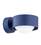 Bathroom wall lamps - Argon MASSIMO PLUS wall lamp 1 pł. 1x6W LED (max) opal mat IP44 navy blue structure 8061 - product 1