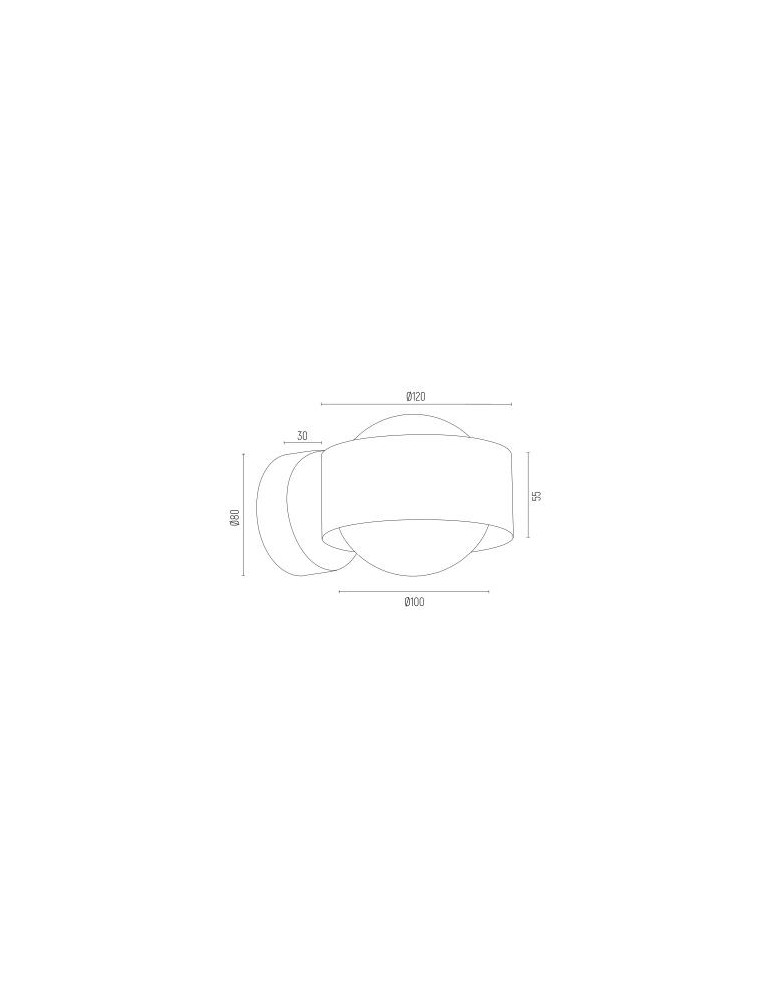 Bathroom wall lamps - Argon MASSIMO PLUS wall lamp 1 pł. 1x6W LED (max) opal mat IP44 navy blue structure 8061 - product kolory-swiatla.pl 3