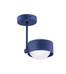 Single pendant lamps - Argon MASSIMO PLUS pendant lamp 1 pł. 1x6W LED (max) opal mat IP44 navy blue structure 8062 - product 1