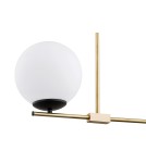 Single pendant lamps - Argon MEGAN 1 fl. pendant lamp 1x7W (max) opal matt brushed brass 4738 - product 2