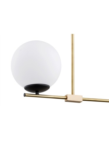 Argon MEGAN lampa wisząca 1 pł. 1x7W (max) opal mat mosiądz szczotkowany 4738 - produkt 2