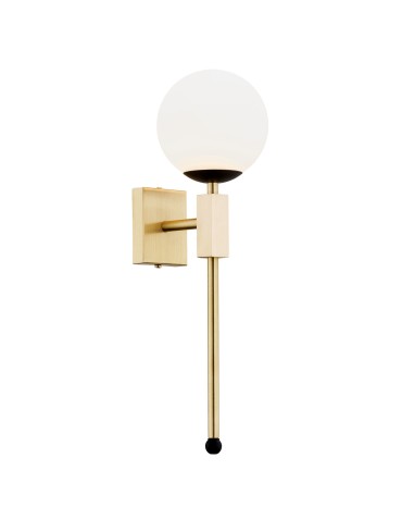 Argon MEGAN kinet 1 pł. 1x7W (max) opal matt brushed brass 4740