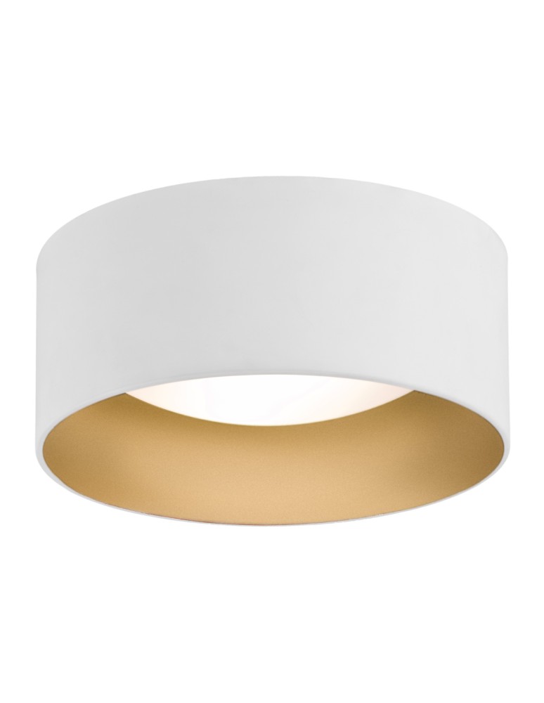 Round ceiling lamps - Argon MOHITO plafond 2 fl. 2x15W (max) white structure outside gold inside 703 - product kolory-swiatla.pl 1