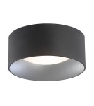 Round ceiling lamps - Argon MOHITO plafond 2 fl. 2x15W (max) black structure outside silver inside 704 - product 1