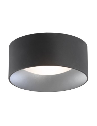 Argon MOHITO plafond 2 fl. 2x15W (max) black structure outside silver inside 704