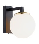 Wall lamps - Argon MORITZ 1 pł. kiniet 1x15W (max) opal mat black structure 4771 - product 1