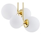 Argon MORITZ lampa wisząca 4 pł. 4x15W (max) opal mat mosiądz 1743