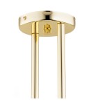 Pendant lamps - Argon MORITZ 4 fl. pendant lamp 4x15W (max) opal mat brass 1743 - product 4