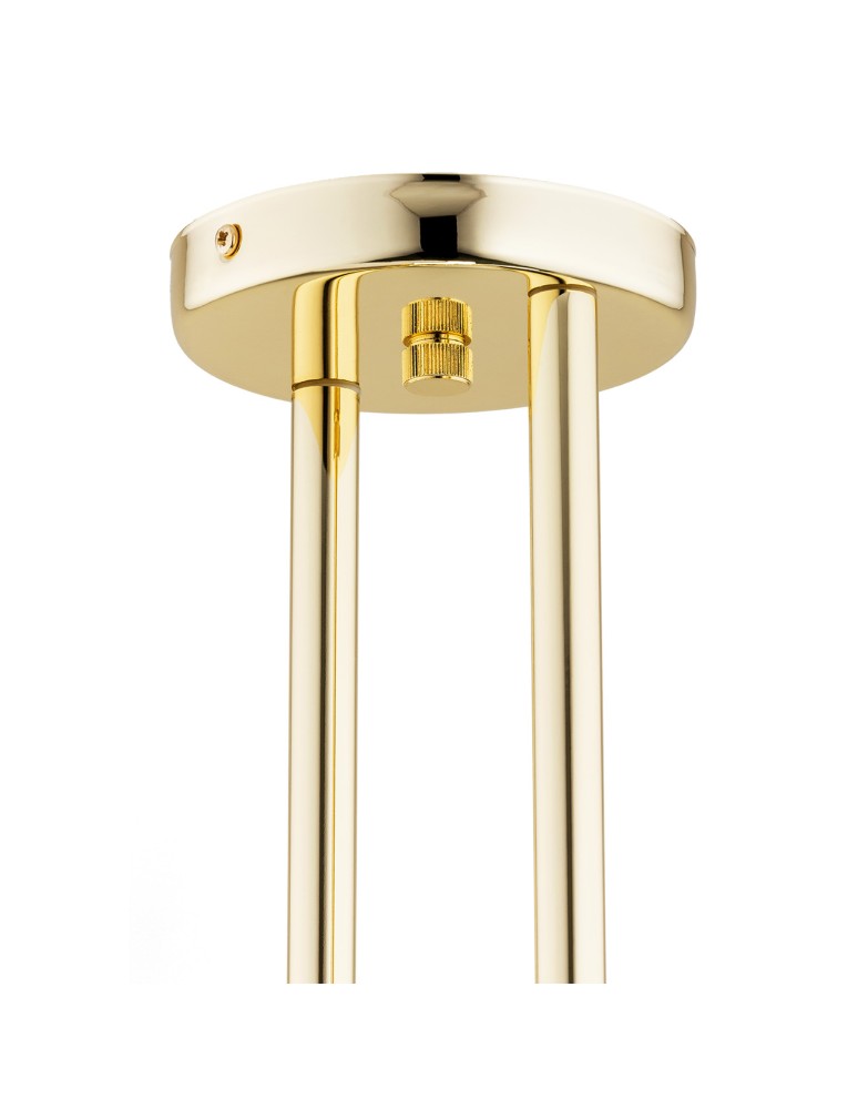 Pendant lamps - Argon MORITZ 4 fl. pendant lamp 4x15W (max) opal mat brass 1743 - product kolory-swiatla.pl 4