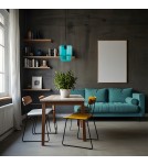 Single pendant lamps - Argon NEWA 1-fl. pendant lamp 1x15W (max) marine 3271 - product 2