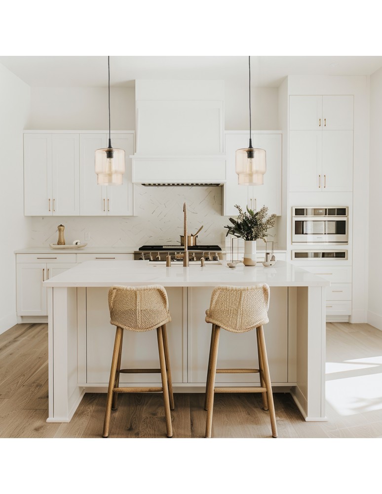 Single pendant lamps - Argon NEWA 1-fl. pendant lamp 1x15W (max) straw 3273 - product kolory-swiatla.pl 2