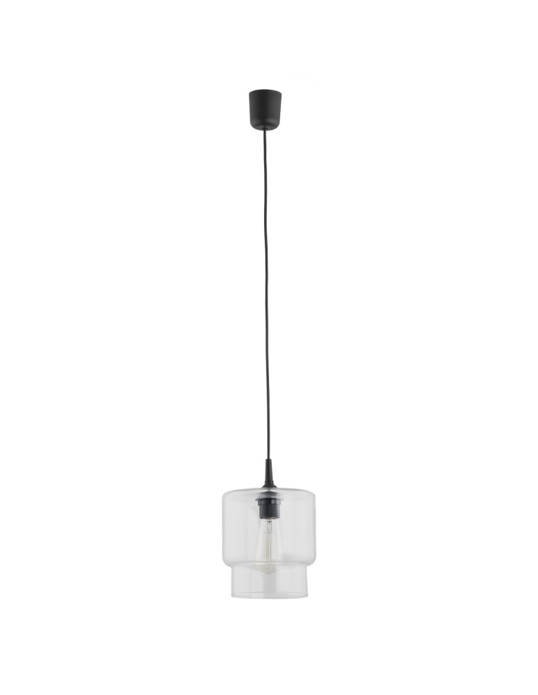 Single pendant lamps - Argon NEWA 1-fl. pendant lamp 1x15W (max) transparent 3275 - product kolory-swiatla.pl 1