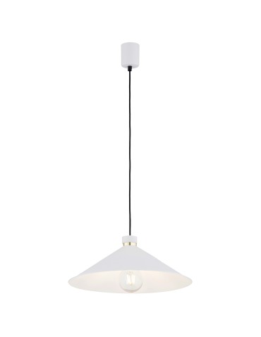 Argon NASHVILLE pendant lamp 1 pł. 1x15W (max) white structure brass elements 4693