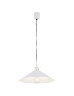 Argon NASHVILLE lampa wisząca 1 pł. 1x15W (max) biały struktura elementy mosiądzowane 4693