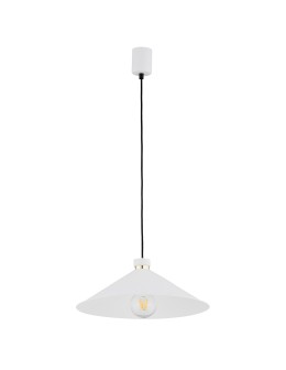 Argon NASHVILLE lampa wisząca 1 pł. 1x15W (max) biały struktura elementy mosiądzowane 4693 - produkt 2