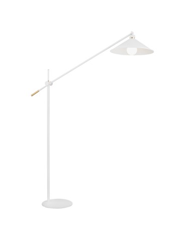 Argon NASHVILLE floor lamp 1 pł. 1x15W (max) white structure brass elements 4731