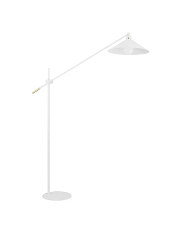 Argon NASHVILLE floor lamp 1 pł. 1x15W (max) white structure brass elements 4731 - product 2