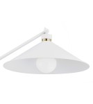 Broken floor lamps - Argon NASHVILLE floor lamp 1 pł. 1x15W (max) white structure brass elements 4731 - product 3