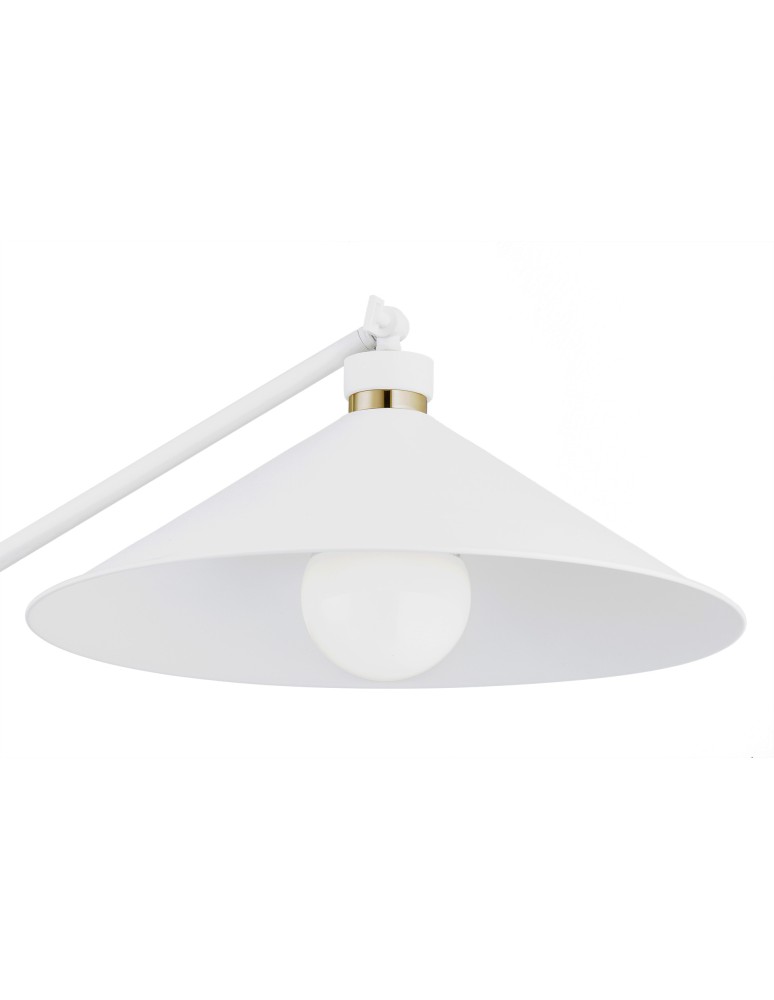 Broken floor lamps - Argon NASHVILLE floor lamp 1 pł. 1x15W (max) white structure brass elements 4731 - product kolory-swiatla.pl 3