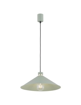 Argon NASHVILLE lampa wisząca 1 pł. 1x15W (max) szałwia struktura elementy mosiądzowane 4694