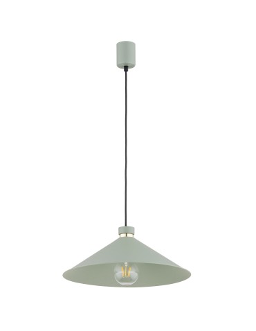 Argon NASHVILLE pendant lamp 1 pł. 1x15W (max) sage structure brass elements 4694 - product 2
