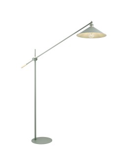 Argon NASHVILLE lampa podłogowa 1 pł. 1x15W (max) szałwia struktura elementy mosiądzowane 4733