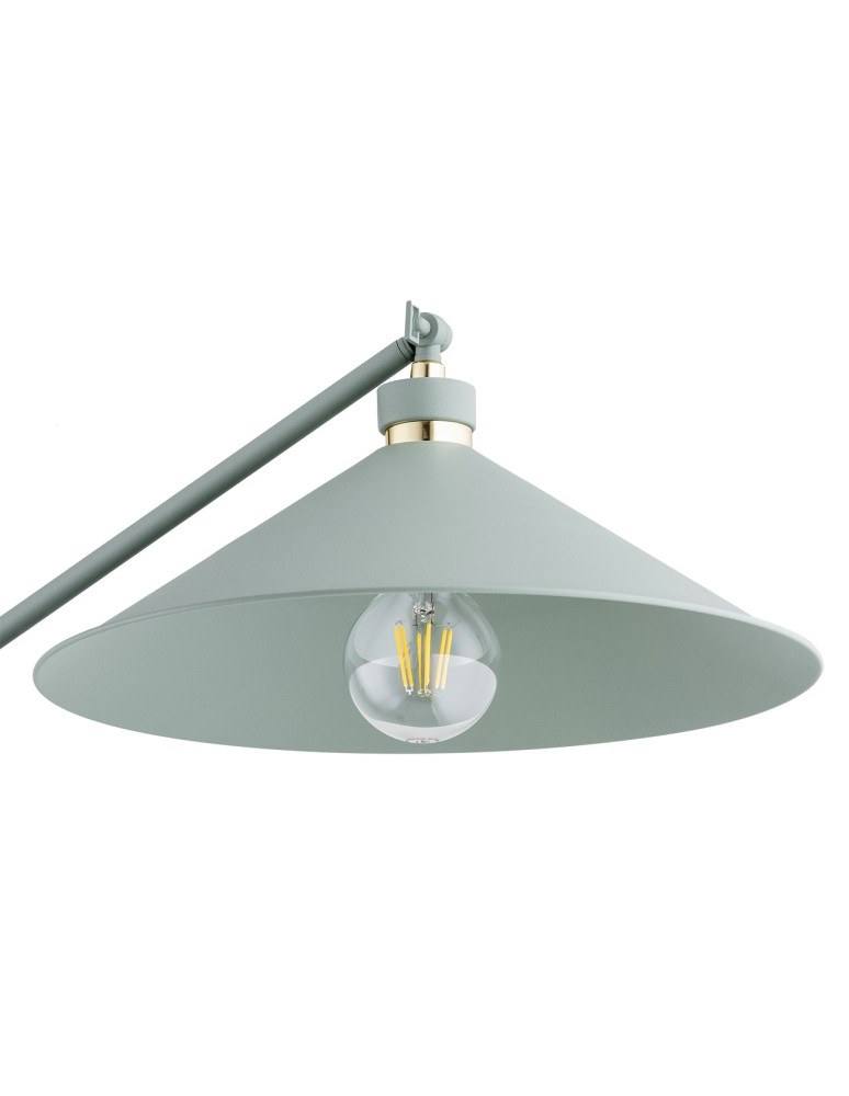 Broken floor lamps - Argon NASHVILLE floor lamp 1 pł. 1x15W (max) sage structure brass elements 4733 - product kolory-swiatla.pl 3