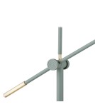 Broken floor lamps - Argon NASHVILLE floor lamp 1 pł. 1x15W (max) sage structure brass elements 4733 - product 4