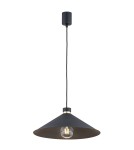 Industrial pendant lamps - Argon NASHVILLE pendant lamp 1 pł. 1x15W (max) black structure brass elements 4695 - product 1