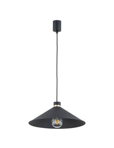Argon NASHVILLE pendant lamp 1 pł. 1x15W (max) black structure brass elements 4695 - product 2
