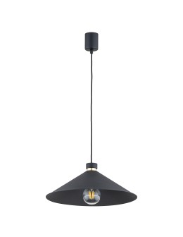 Argon NASHVILLE lampa wisząca 1 pł. 1x15W (max) czarny struktura elementy mosiądzowane 4695 - produkt 2