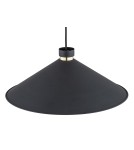 Industrial pendant lamps - Argon NASHVILLE pendant lamp 1 pł. 1x15W (max) black structure brass elements 4695 - product 4