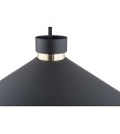 Industrial pendant lamps - Argon NASHVILLE pendant lamp 1 pł. 1x15W (max) black structure brass elements 4695 - product 5