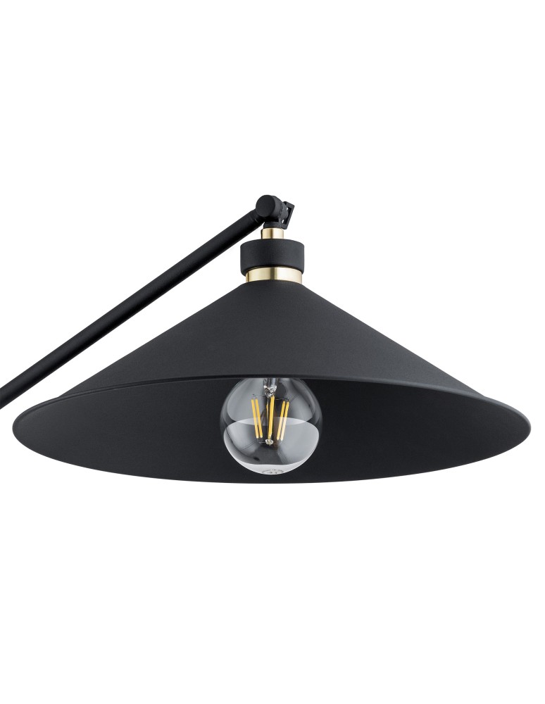 Broken floor lamps - Argon NASHVILLE floor lamp 1 pł. 1x15W (max) black structure brass elements 4732 - product kolory-swiatla.pl 3