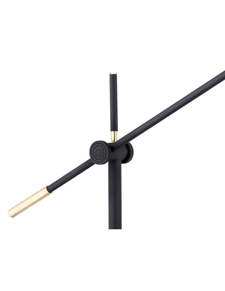 Broken floor lamps - Argon NASHVILLE floor lamp 1 pł. 1x15W (max) black structure brass elements 4732 - product kolory-swiatla.pl 5