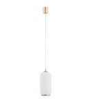 Single pendant lamps - Argon PALLADO 1 fl. pendant lamp 1x15W (max) opal matt brass 4993 - product 2