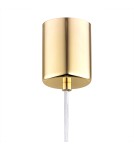 Single pendant lamps - Argon PALLADO 1 fl. pendant lamp 1x15W (max) opal matt brass 4993 - product 4