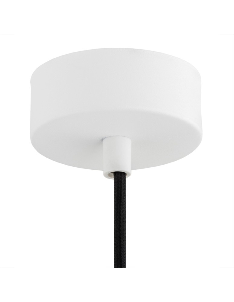 Industrial pendant lamps - Argon ORTE pendant lamp 1 pł. 1x15W (max) white structure brass elements 4914 - product kolory-swiatla.pl 6