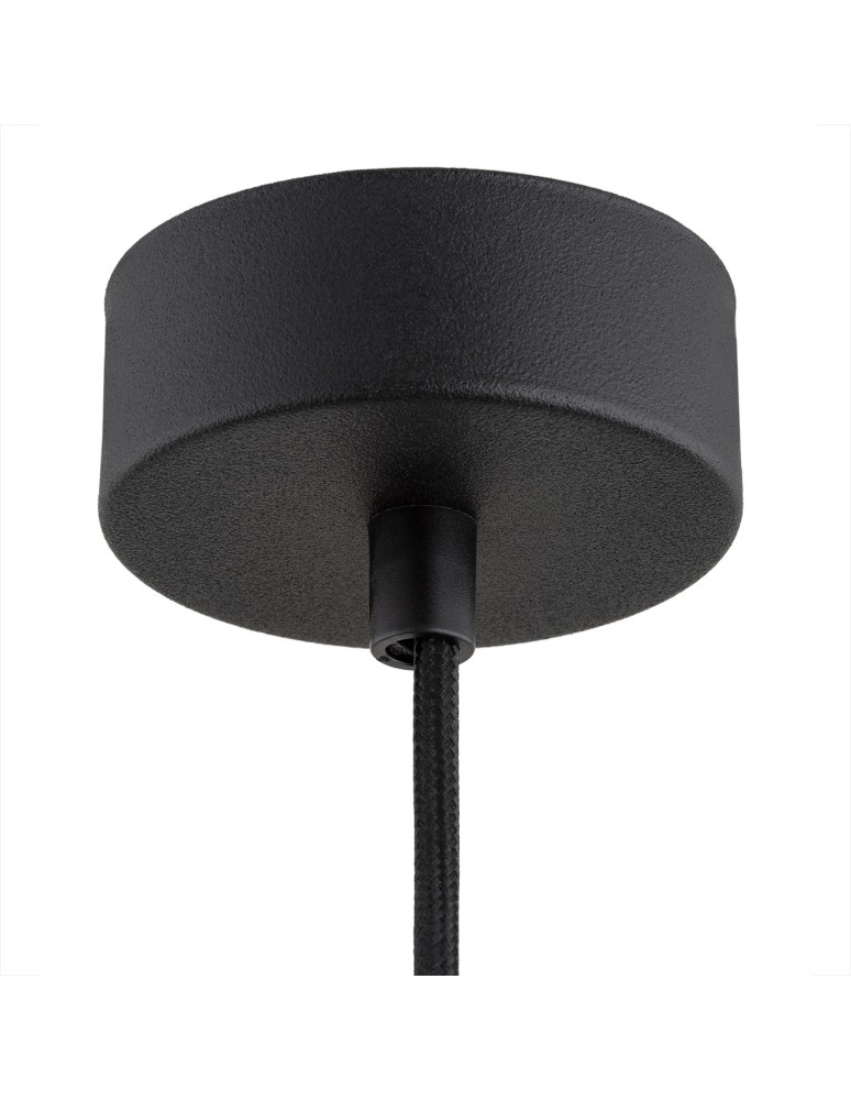 Industrial pendant lamps - Argon ORTE pendant lamp 1 pł. 1x15W (max) black structure brass elements 4915 - product kolory-swiatla.pl 6