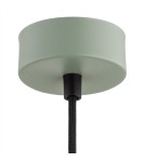 Industrial pendant lamps - Argon ORTE pendant lamp 1 pł. 1x15W (max) sage structure brass elements 4916 - product 5