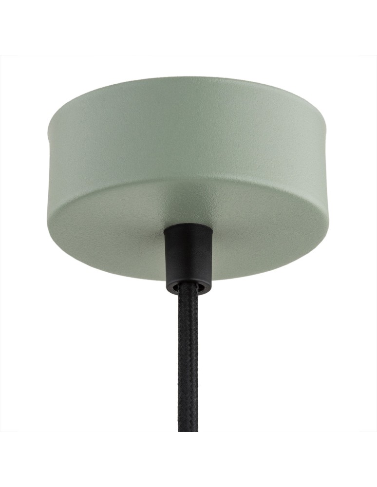 Industrial pendant lamps - Argon ORTE pendant lamp 1 pł. 1x15W (max) sage structure brass elements 4916 - product kolory-swiatla.pl 5